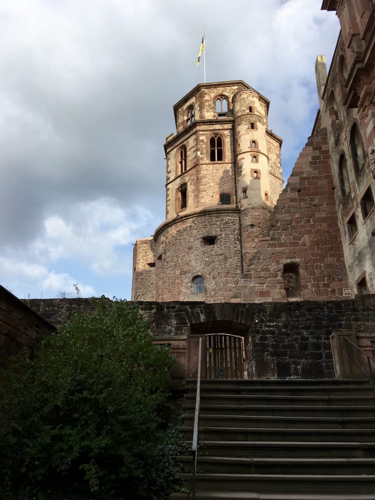 Heidelberg Castle ruined bell tower