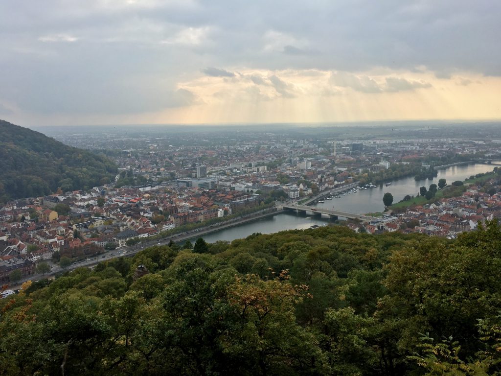 Pic of Heidelberg from the path to Thingstätte