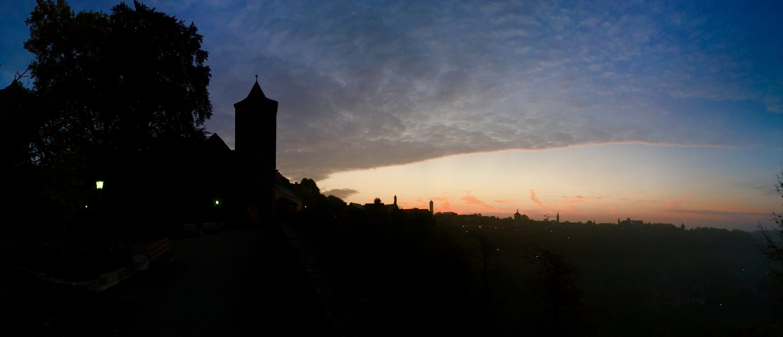 Sunrise over Rothenburg ob der Tauber